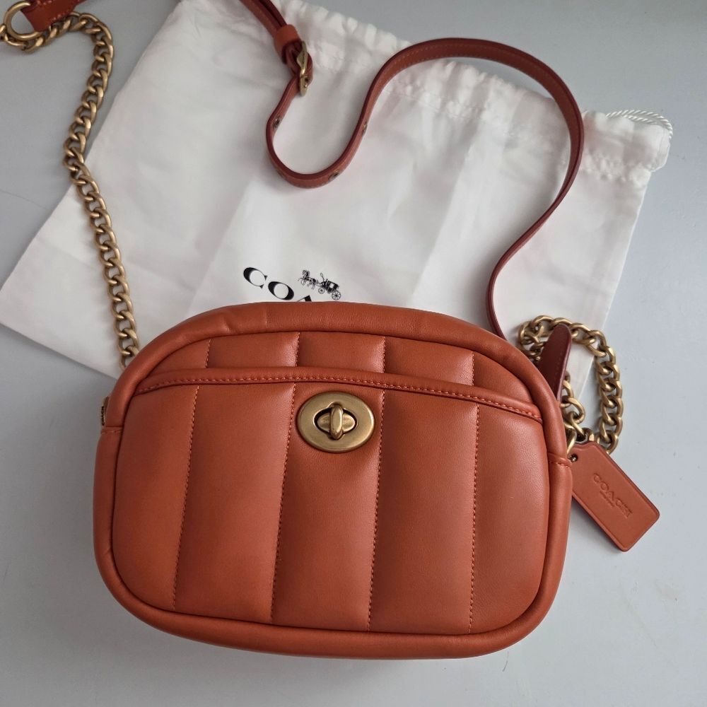 COACH Canyon Quilted Leather Camera Bag